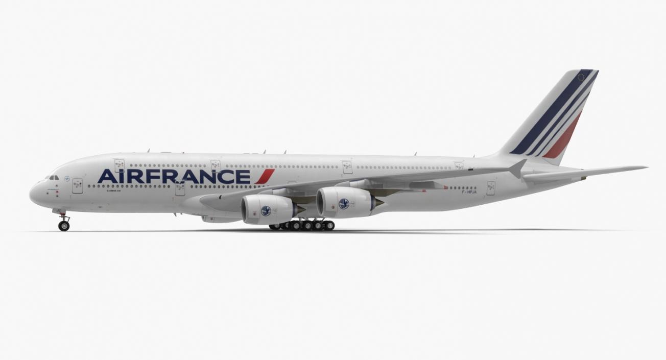 Airbus A380-1000 Air France 3D